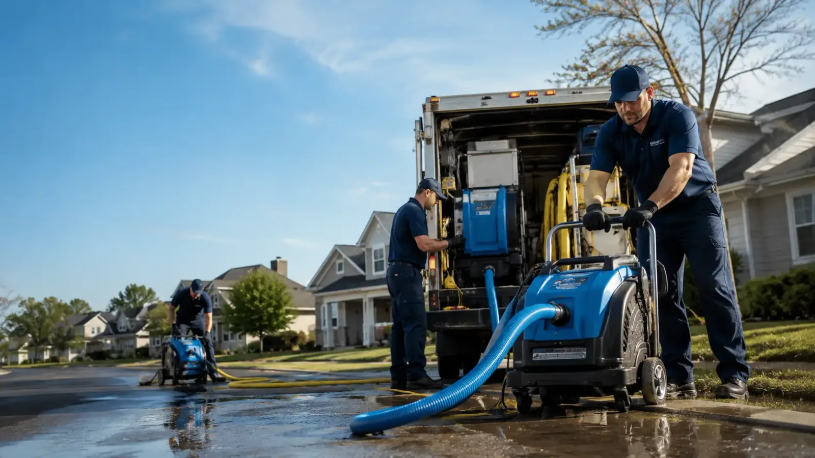 Flood Damage Cleanup in Center Line, MI